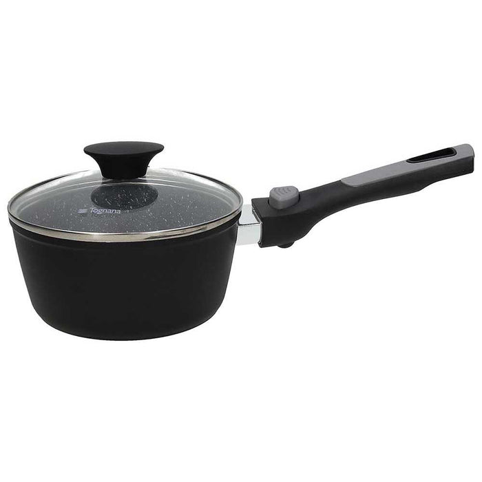 SPACE SAVING MĒRCES KATLIŅŠ 16CM, AR VĀKU, AR NOŅEMAMU ROKTURI, ALUMĪNIJS/BAKELĪTS, INDUKCIJA