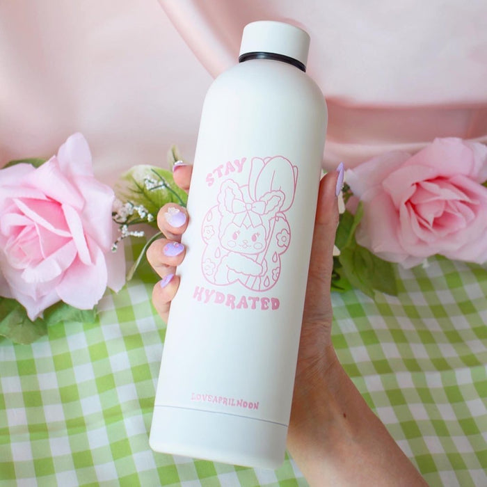 Stay Hydrated Bottle in White