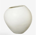 SWING VĀZE H19.3CM, 19.2X18CM, PIENA BALTA, KERAMIKA