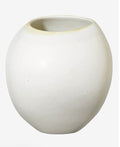 SWING VĀZE H24.6CM, 25.5X23.5CM, PIENA BALTA, KERAMIKA