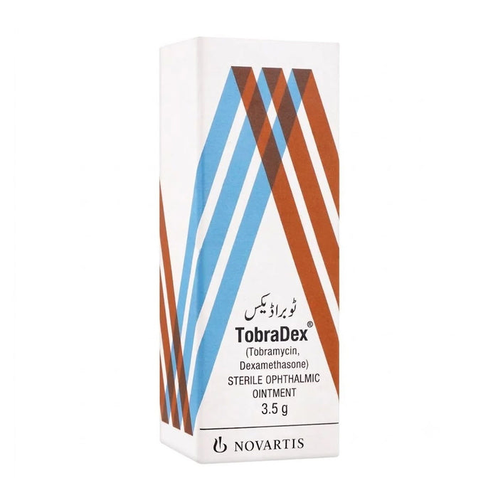 Tobradex (Tobramycin, Dexamethasone) Eye Ointment, 3.5g - Novartis