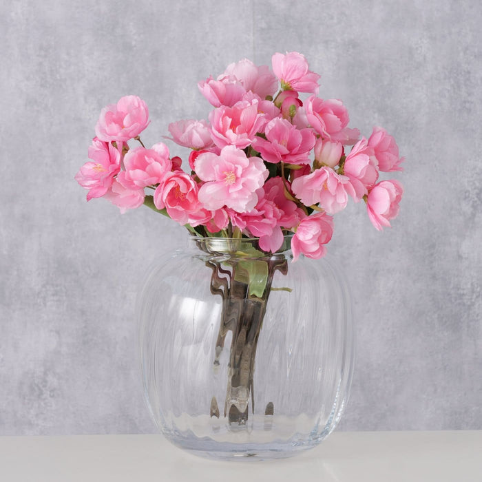 TRIAL VĀZE H19CM/D19CM, CAURSPĪDĪGA, STIKLS