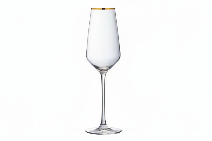 ULTIME GOLD ŠAMPANIEŠA GLĀZES 21cl K4