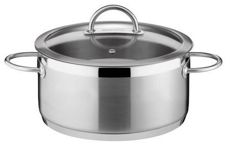 VISION KATLS 22CM, 4L, AR VĀKU, NER.TĒR., INDUKCIJAI