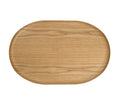 WOOD OVĀLA PAPLĀTE 40X25CM, BRŪNA, VĪTOLS