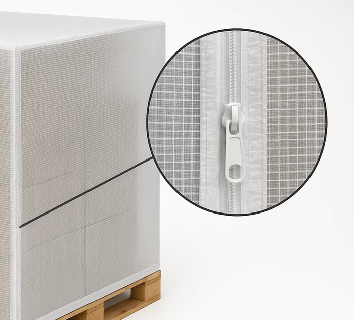 Zip Lock HDPE Pallet Covers
